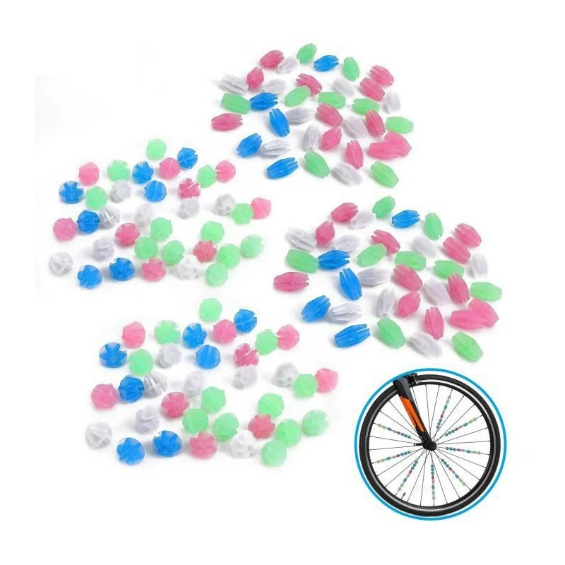 140pcs Perles De Rayons De Roue De Bicyclette, Vélo Roue Rayons Coloré Lumineux En Plastique Vélo Clip Perles Décor-décora - Avis / Test 1 140pcs Perles De Rayons De Roue De Bicyclette, Vélo Roue Rayons Coloré Lumineux En Plastique Vélo Clip Perles Décor-décora - Avis / Test