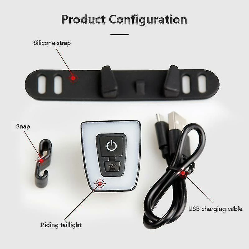 HSKMALL Outils De Vélo étanche Casque De Vélo Feu Arrière Vélo Avertissement Lumière Flash Usb Lampe De Poche Rechargeable Pour Vélo 4 HSKMALL Outils De Vélo étanche Casque De Vélo Feu Arrière Vélo Avertissement Lumière Flash Usb Lampe De Poche Rechargeable Pour Vélo – Image 4