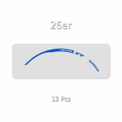 26er Refle Blue -Jante Autocollant-vélo SHIMANO XT M785-VTT Roue Autocollant-26er.27.5er.29er S'applique Couleur Personnalisab - Avis / Test
