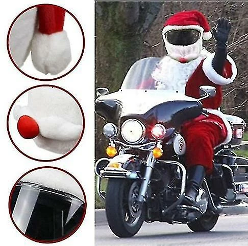Preferred Housses De Casque De Moto En Peluche De Dessin Animé, Housse De Casque De Père Noël Cadeau De Conduite Amusante, Casque Non Inclus 3 Preferred Housses De Casque De Moto En Peluche De Dessin Animé, Housse De Casque De Père Noël Cadeau De Conduite Amusante, Casque Non Inclus – Image 3