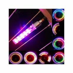 2PCS 5 LED Flash Light Vélo Moto Voiture Vélo Pneu Pneu Roue Lampe WHAS969 - Avis / Test