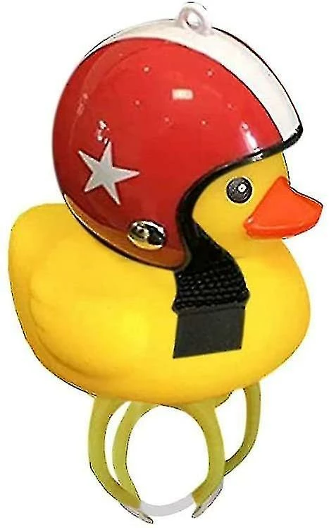 Xhdfr Mignon Casque Canard Cloche De Vélo Avec Led Lumière Caoutchouc Canard Vélo Handleba 1 Xhdfr Mignon Casque Canard Cloche De Vélo Avec Led Lumière Caoutchouc Canard Vélo Handleba