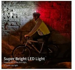 Unbranded Casque De Vélo Léger, Accessoires De Vélo Rechargeables USB, Cadeaux De Cyclisme Pour Hommes (noir) -Vélos de route électriques soldes magasin 353410574 max