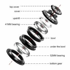 Unbranded 44-56mm Vélo Intégré Casque Conique Tube Droit Fourche -Vélos de route électriques soldes magasin 354745880 max