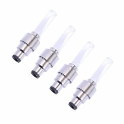 4 Pcs Bouchon De Valve De Pneu Roue Lumières Lumière Pour Voiture Vélo Moto (Coloré) ECLAIRAGE POUR CYCLE - Avis / Test