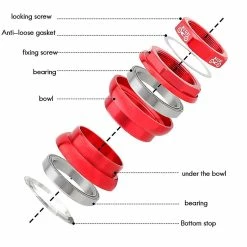 Unbranded Casque Muqzi 34mm, Compatible Avec Les écouteurs à Fourche Brompton 1 1/8 » (28,6 Mm), 2 -Vélos de route électriques soldes magasin 432326447 max