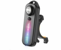 Vention Lumière De Vélo Rechargeable Led Feux Avant Et Arrière, Lumières Puissantes Imperméables Et Antichoc, Lumières De Casque, Pour VTT Cycliste Poussette Camping Scooter(