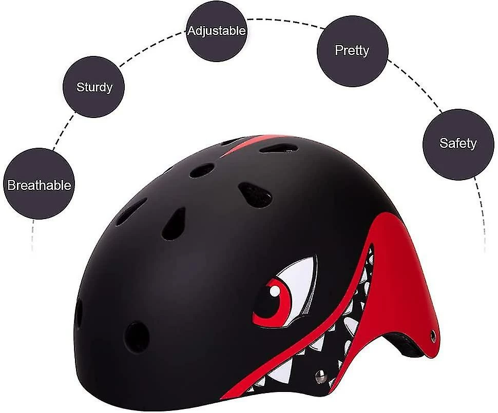 Renekton Casque Pour Enfants 2-5 Ans Garçons Et Filles. Casque De Vélo Réglable. Patineur Pour Enfants H 3 Renekton Casque Pour Enfants 2-5 Ans Garçons Et Filles. Casque De Vélo Réglable. Patineur Pour Enfants H – Image 3