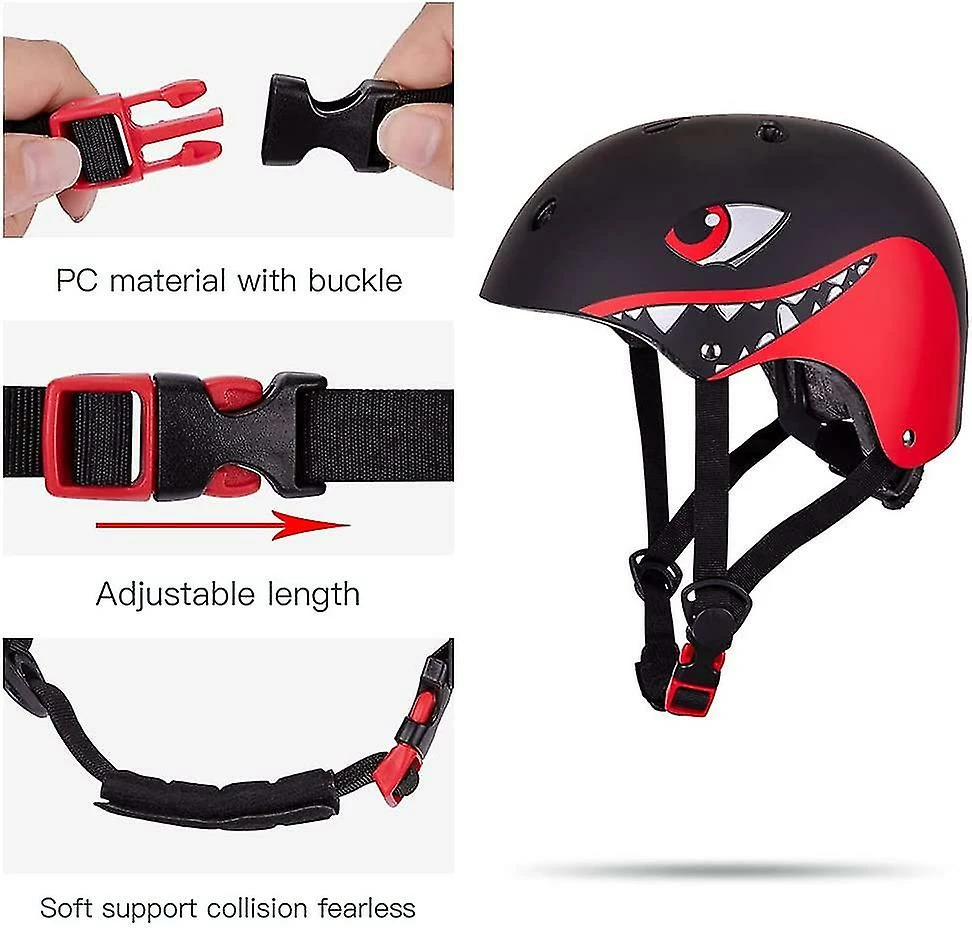 Renekton Casque Pour Enfants 2-5 Ans Garçons Et Filles. Casque De Vélo Réglable. Patineur Pour Enfants H 4 Renekton Casque Pour Enfants 2-5 Ans Garçons Et Filles. Casque De Vélo Réglable. Patineur Pour Enfants H – Image 4