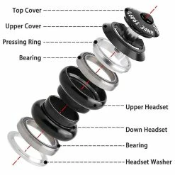 Unbranded Muqzi 1 1/8 Pouces Casque Compatible Avec Tube Droit Sans Fil De 28,6 Mm, Argent -Vélos de route électriques soldes magasin 473987663 max