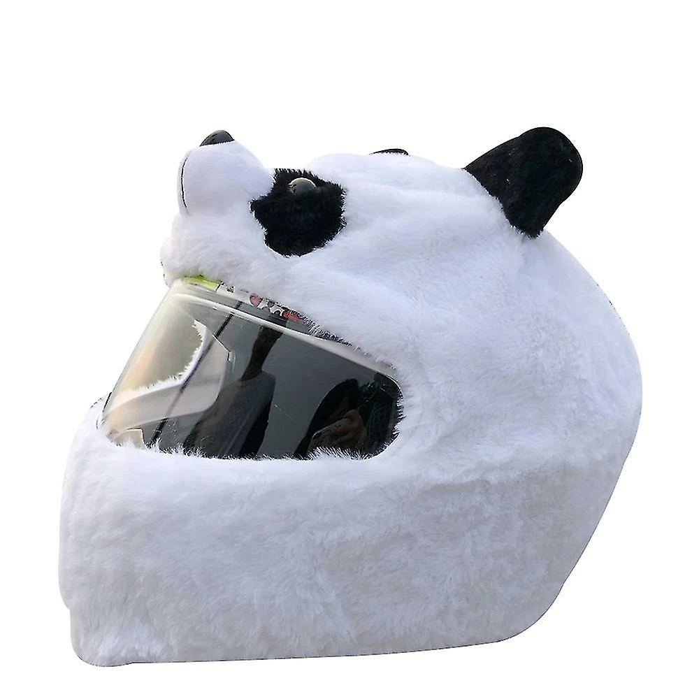 Szltcv Housses De Casque De Moto En Peluche De Dessin Animé, Housse De Casque Panda Cadeau De Conduite Amusante, Casque Non Inclus 1 Szltcv Housses De Casque De Moto En Peluche De Dessin Animé, Housse De Casque Panda Cadeau De Conduite Amusante, Casque Non Inclus