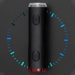 Unbranded Casque De Vélo Léger Imperméable à L’eau Lumières De Vélo Avant Et Arrière Pour Mountain Road -Vélos de route électriques soldes magasin 575447131 max