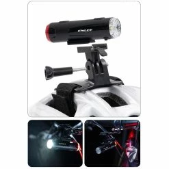 Unbranded Casque De Vélo Léger Imperméable à L’eau Lumières De Vélo Avant Et Arrière Pour Mountain Road -Vélos de route électriques soldes magasin 575447134 max