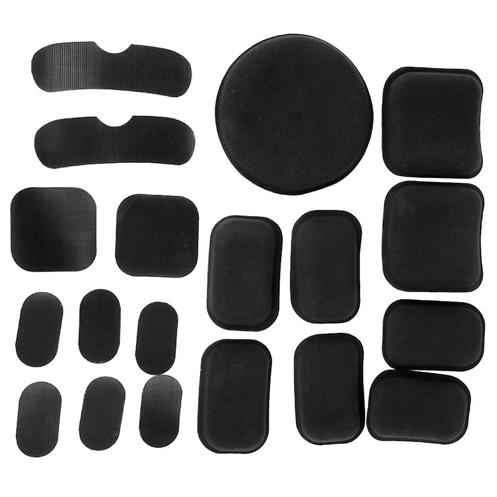 Unbrand 19pcs Bicycle Remplacement Foam Pads Rembourrage Casque Coussins Mat Pour Moto 1 Unbrand 19pcs Bicycle Remplacement Foam Pads Rembourrage Casque Coussins Mat Pour Moto