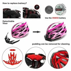 Unbranded Casque De Cyclisme Casco Mtb Casque De Vélo Rose Road Mountain Ultralight Casque De Vélo De Grande Taille Pour Hommes Femmes -Vélos de route électriques soldes magasin 623149670 max