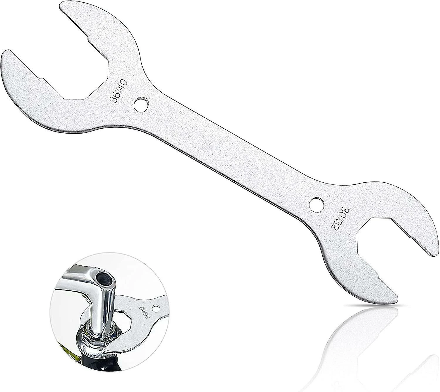 Nufasion Vélo Casque Clé Scooter Vélo Vélo Casque Clé Clé Multi Tête Outil De Réparation 30 32 36 40mm Vélo Scooter Clé Outil, Argent1pcs 1 Nufasion Vélo Casque Clé Scooter Vélo Vélo Casque Clé Clé Multi Tête Outil De Réparation 30 32 36 40mm Vélo Scooter Clé Outil, Argent1pcs