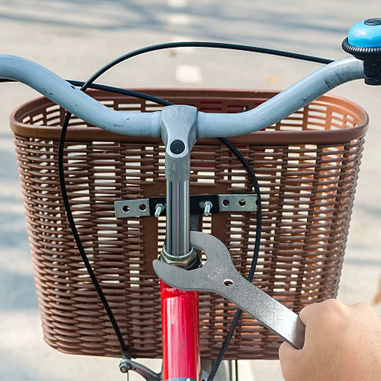 Nufasion Vélo Casque Clé Scooter Vélo Vélo Casque Clé Clé Multi Tête Outil De Réparation 30 32 36 40mm Vélo Scooter Clé Outil, Argent1pcs 2 Nufasion Vélo Casque Clé Scooter Vélo Vélo Casque Clé Clé Multi Tête Outil De Réparation 30 32 36 40mm Vélo Scooter Clé Outil, Argent1pcs – Image 2