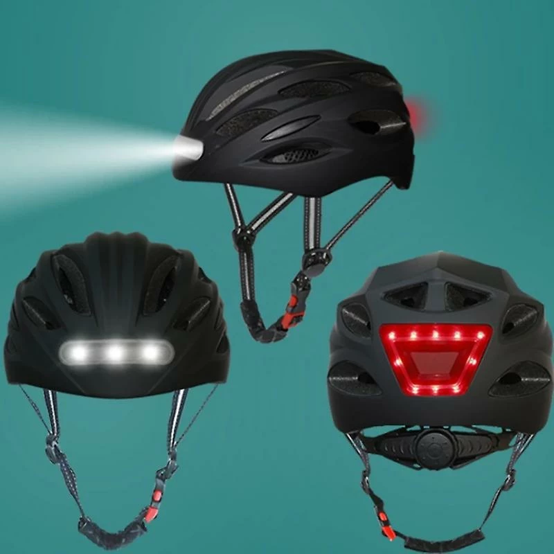 Jiechannel Led Lampe Cyclisme Vélo Casque Smart Hommes Femmes Adulte Vélo Led Light Cap W / Phare Feu Arrière Pour Scooter Moto Cyclisme 2 Jiechannel Led Lampe Cyclisme Vélo Casque Smart Hommes Femmes Adulte Vélo Led Light Cap W / Phare Feu Arrière Pour Scooter Moto Cyclisme – Image 2