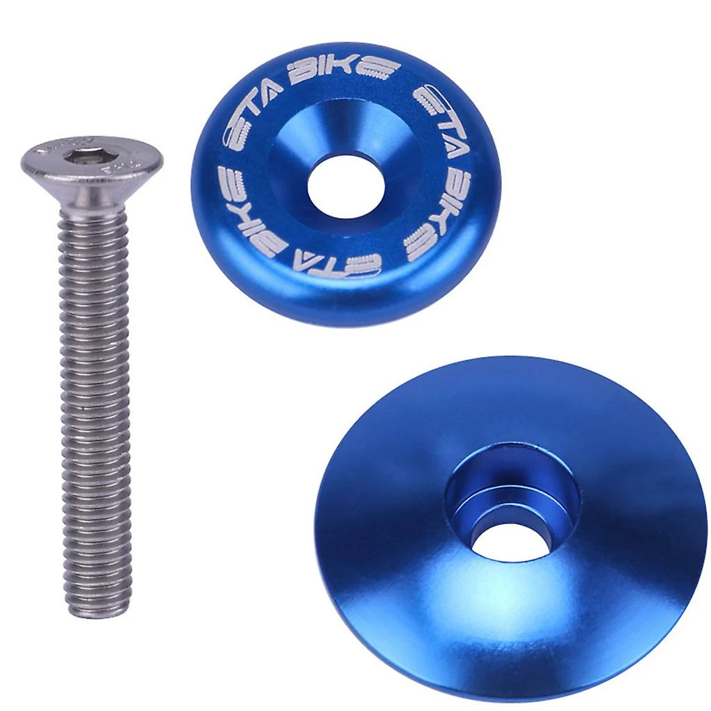 Unbranded Casque De Vélo Capuchon & Vis Vélo Fourche Avant Tige Top Cap Diy Pièces De Cyclisme 2 Unbranded Casque De Vélo Capuchon & Vis Vélo Fourche Avant Tige Top Cap Diy Pièces De Cyclisme – Image 2