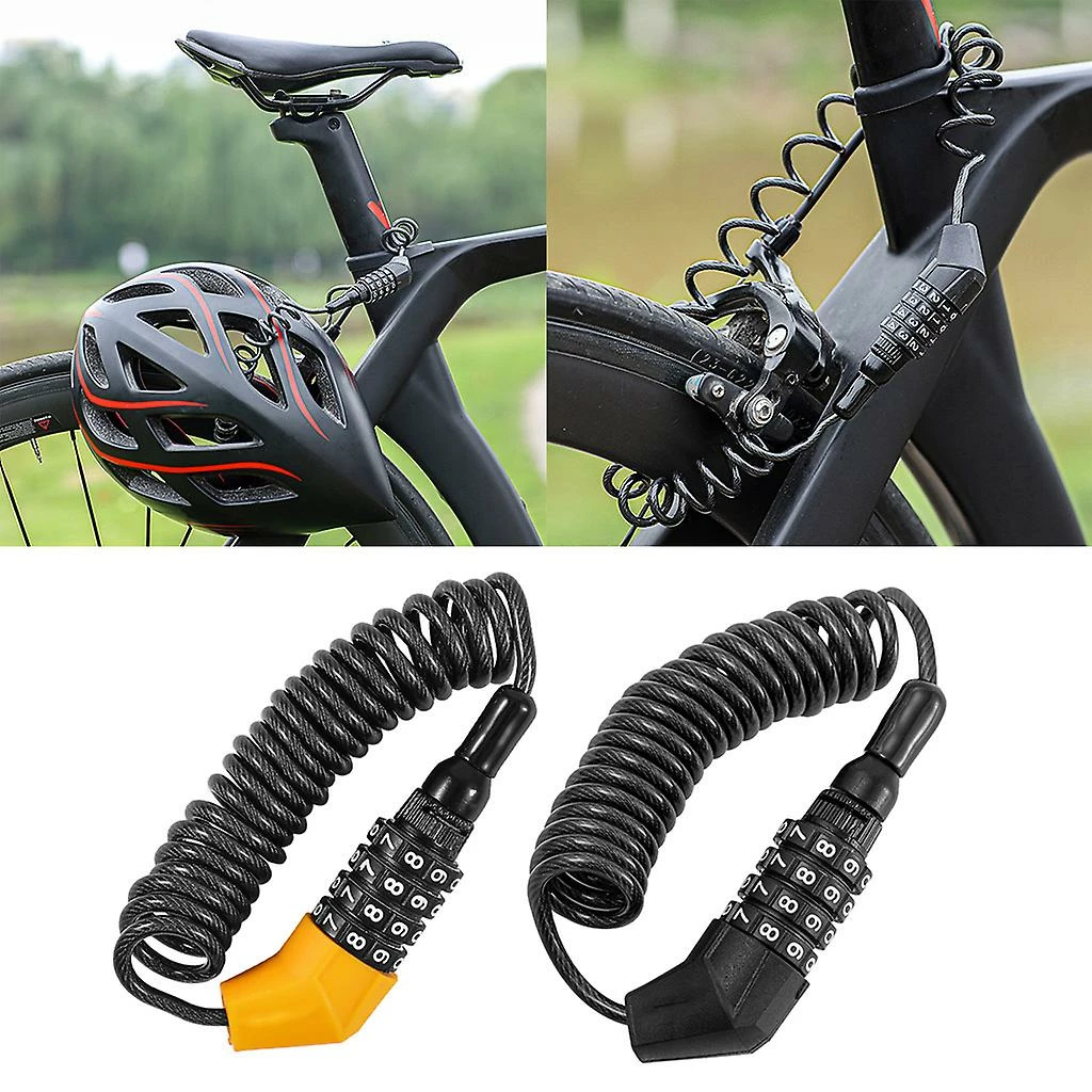 Unbranded Casque Chain Lock Mot De Passe à 4 Chiffres Pour Scooter Moto Vélo Câble De Verrouillage 2 Unbranded Casque Chain Lock Mot De Passe à 4 Chiffres Pour Scooter Moto Vélo Câble De Verrouillage – Image 2