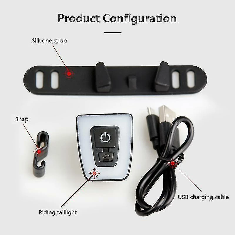 Nw 1776 Casque De Vélo étanche Feu Arrière Cyclisme Avertissement Lumière Flash USB Lampe De Poche Rechargeable Compatible Avec Bicycle Rear Light Bicycle Lights 3 Nw 1776 Casque De Vélo étanche Feu Arrière Cyclisme Avertissement Lumière Flash USB Lampe De Poche Rechargeable Compatible Avec Bicycle Rear Light Bicycle Lights – Image 3