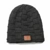 Unbranded Tricoté Velvet Hiver Chaud Sans Fil Bluetooth-compatible Casque Casque Musique Casque Chapeau Pour Nuit Courir Pêche Sports De Plein Air Voyage Couvre-chef Sup