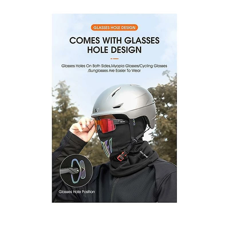 Unbranded Warm Face Bike Mask Anti-dust Imperméable à L’eau Coupe-vent Complet Couverture Faciale Chapeau Cou Casque Masque Balaclavas 2 Unbranded Warm Face Bike Mask Anti-dust Imperméable à L’eau Coupe-vent Complet Couverture Faciale Chapeau Cou Casque Masque Balaclavas – Image 2