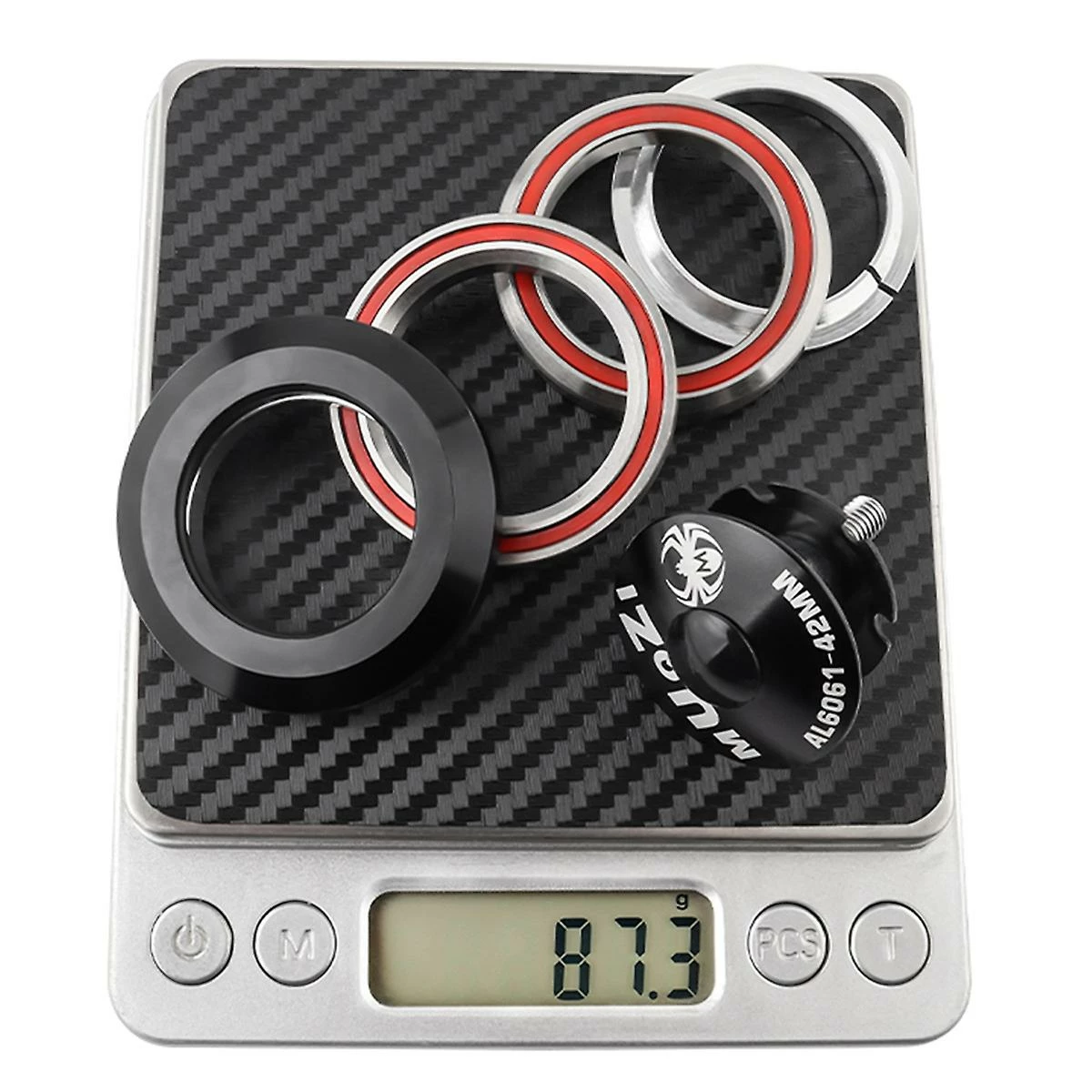 Unbranded Casque De Vélo De Route 42mm Double Bearing Casque Semi-intégré Pour 1 1/8 Sans Fil 28.6mm Droit 2 Unbranded Casque De Vélo De Route 42mm Double Bearing Casque Semi-intégré Pour 1 1/8 Sans Fil 28.6mm Droit – Image 2