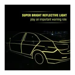 Bande D'avertissement De Bande Réfléchissante Décoration Auto-adhésif Décoration De Bricolage Roue De Vélo De Roue De Vé - Avis / Test