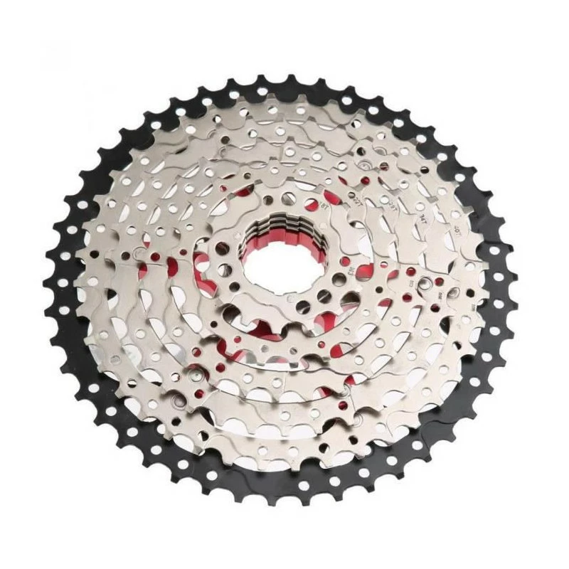 Cassette De Vélo à La Roue Libre MTB 8 vitesses 11-46T Large Ratio De Vélo De Pignon De Vélo Accessoire Argent Cadeau - Avis / Test 1 Cassette De Vélo à La Roue Libre MTB 8 vitesses 11-46T Large Ratio De Vélo De Pignon De Vélo Accessoire Argent Cadeau - Avis / Test
