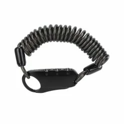 Cikonielf Cadenas De Vélo L-04 Noir Alliage De Zinc Casque De Vélo Coussin Roue U Forme Mot De Passe Câble De Verrouillage - Avis / Test