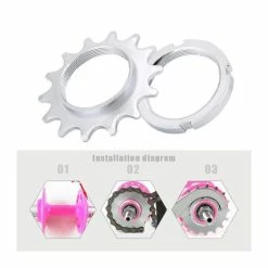 Cuque Pignon De Vélo Pièces De Pignons De Volant D'inertie à Roue Libre à Une Vitesse En Acier Durable Pour Vélo à Pignon - Avis / Test