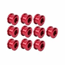 Dioche Boulons De Plateau 10pcs 4.9MM Boulons De Plateau VTT Vélo Unique Vitesse En Alliage D'aluminium Vis De Roue à Chaîne - Avis / Test