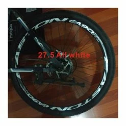 EA90XC 2 Roues-ensemble VTT 26-27. 5-29 Pouces Autocollants De Roue Roue De Vélo Autocolla - Modèle: 27.5 All White - UOZXCT - Avis / Test