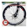 EA90XC Roue Ensemble Autocollants Vélo 26-27.5-29 Pouces Roues Vtt Roue Jante Autocoll - Modèle: 27 5 White Blu Red - UOZXCT - Avis / Test