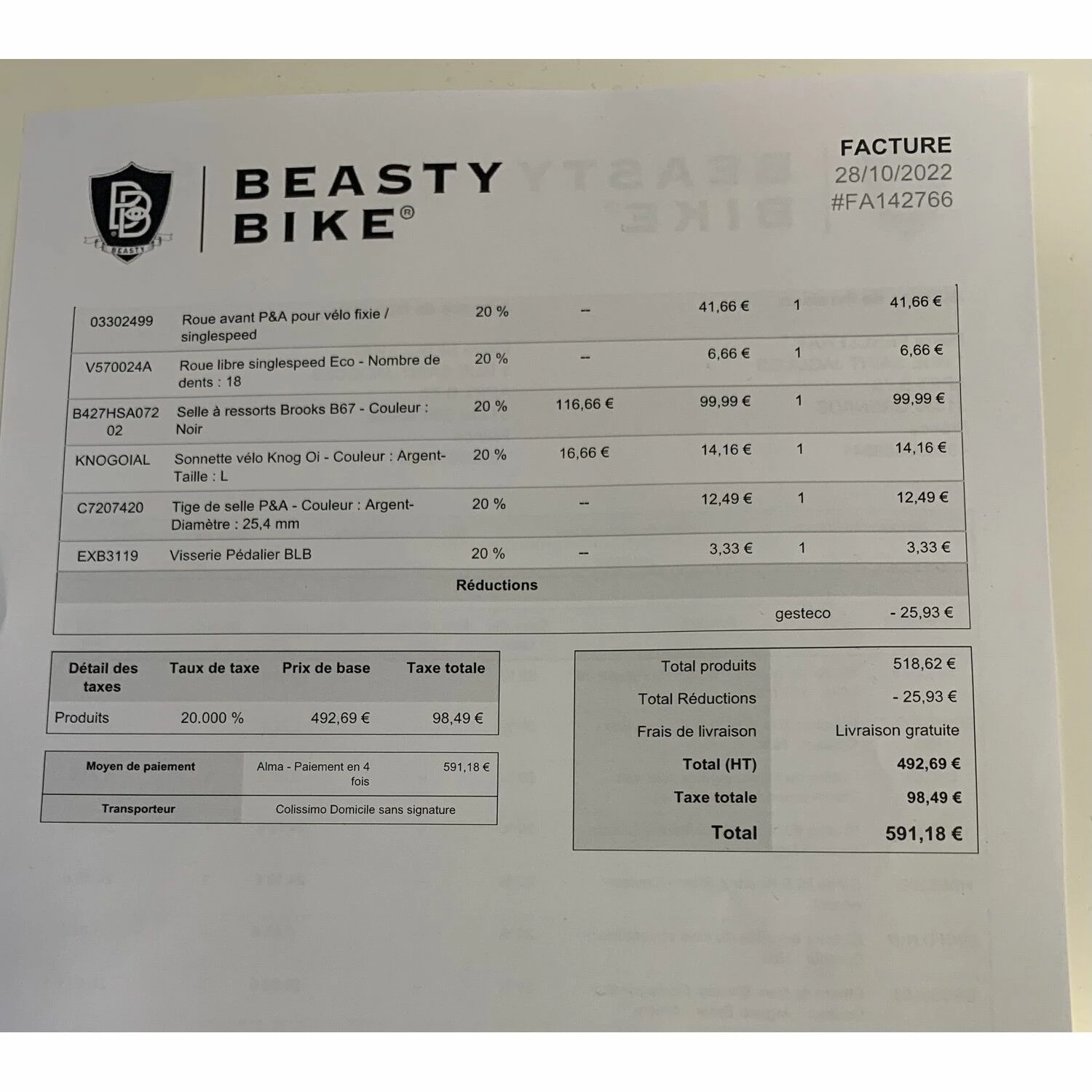 Vélo Urbain Autre Marque 6 Vélo Urbain Autre Marque – Image 6