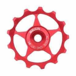 Galet De Dérailleur Arrière Vélo VTT En Alliage D’aluminium Pour Roulement De Roue Bicyclette Rouge 13T - Avis / Test