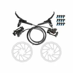 Kit De Frein Hydraulique De Vélo VTT Ligne Frontale Tirant Des Pièces De Vélo De Roue De Montagne Droite Gauche - Avis / Test