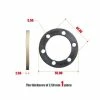 Plaquettes De Frein Pour Vélo Et Trottinette électrique, Entretoise De Joint Six Trous, Disque De Frein, Roue 2.5 4 Mm [F792B - Avis / Test