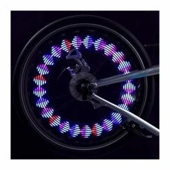 Pneu De Bicyclette Lumière Spoke Lumières, Led Roue De Vélo Lumière étanche, Rgb Ultra Bright 14 Led 30pcs Changements Mot - Avis / Test