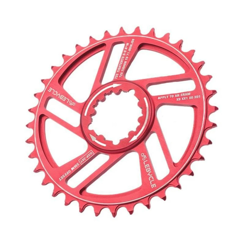 Roue De Chaîne De Vélo De Roue De Chaîne De Vélo De VTT De Plateau De Montage Direct Rouge 36T Prerryia - Avis / Test 1 Roue De Chaîne De Vélo De Roue De Chaîne De Vélo De VTT De Plateau De Montage Direct Rouge 36T Prerryia - Avis / Test