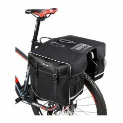 Sacoche De Vélo Porte-Bagages Double Sac De Roue Arrière 30L Étanche Grande Capacité Sacoche De Cadre Polyvalente Avec Hous - Avis / Test