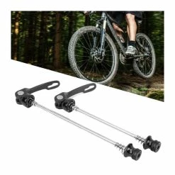 TMISHION 2 Pièces Brochettes De Moyeu De Roue De Vélo VTT Essieu De Vélo De Route à Dégagement Rapide Levier De Brochette - Avis / Test