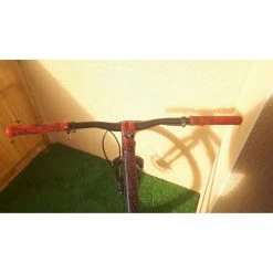 Vélo Urbain Rockrider 10 Vélo Urbain Rockrider -Vélos de route électriques soldes magasin velo 275 single speed noir et rouge 4