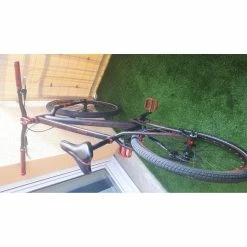 Vélo Urbain Rockrider 11 Vélo Urbain Rockrider -Vélos de route électriques soldes magasin velo 275 single speed noir et rouge 5