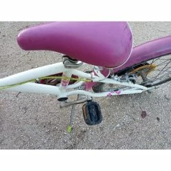 Vélo Urbain Autre Marque -Vélos de route électriques soldes magasin velo fille 20 pouces decatlhon 100 percent girl rose et blanc 2
